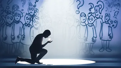 Illustration confessing - Image 1