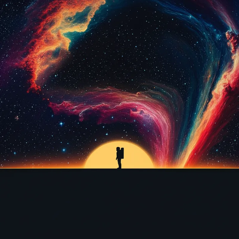 单词"ends"的视觉插图 - 终点，结尾
