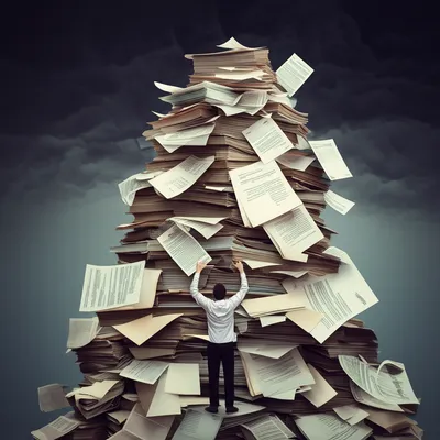 Illustration overwhelming - Image 1