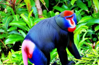 Illustration mandrill - Image 1
