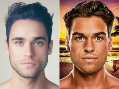 Illustration photoshopped