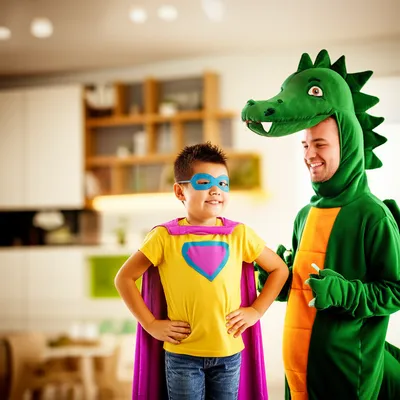 Illustration costumed