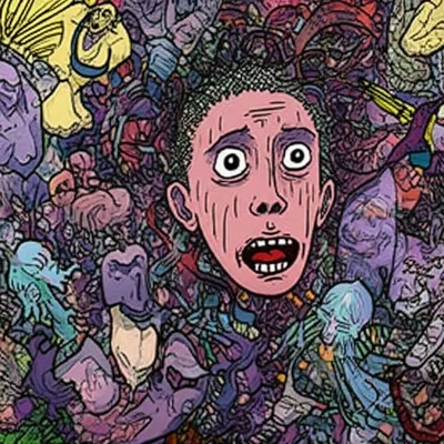 Illustration panicked - Image 1