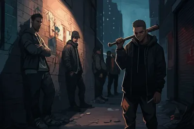 Illustration thuggish