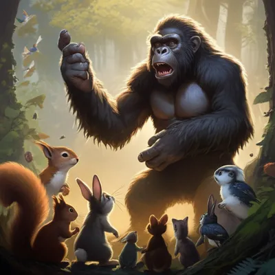 Illustration bigfooted - Image 1