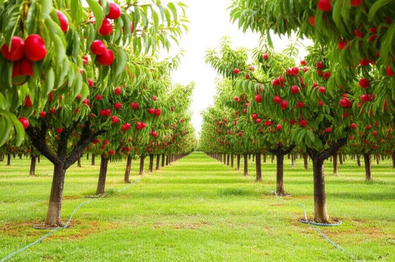 Illustration visuelle du mot « orchard » - Verger