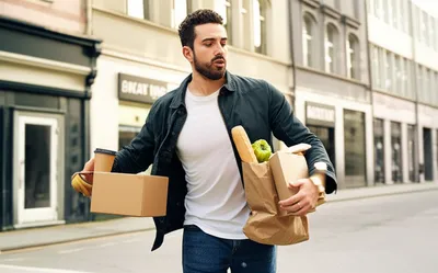 Illustration errand boy - Image 1