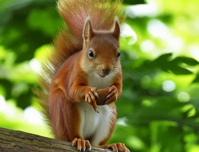 Illustration squirrel