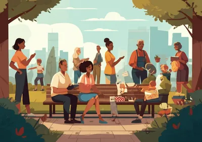 Illustration laypeople