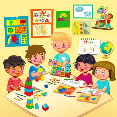 Illustration kindergarten - Image 1