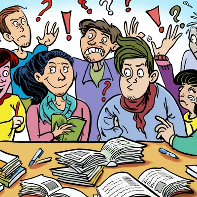 Illustration disputatious - Image 1