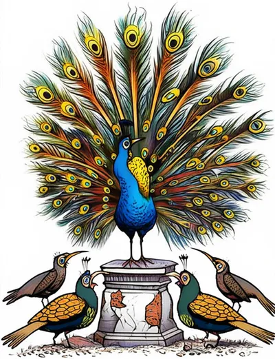 Illustration boasting