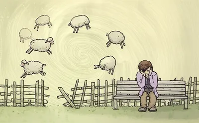 Illustration overtired - Image 1