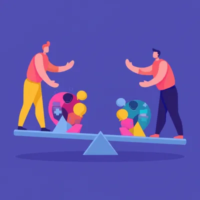 Illustration arguing - Image 1