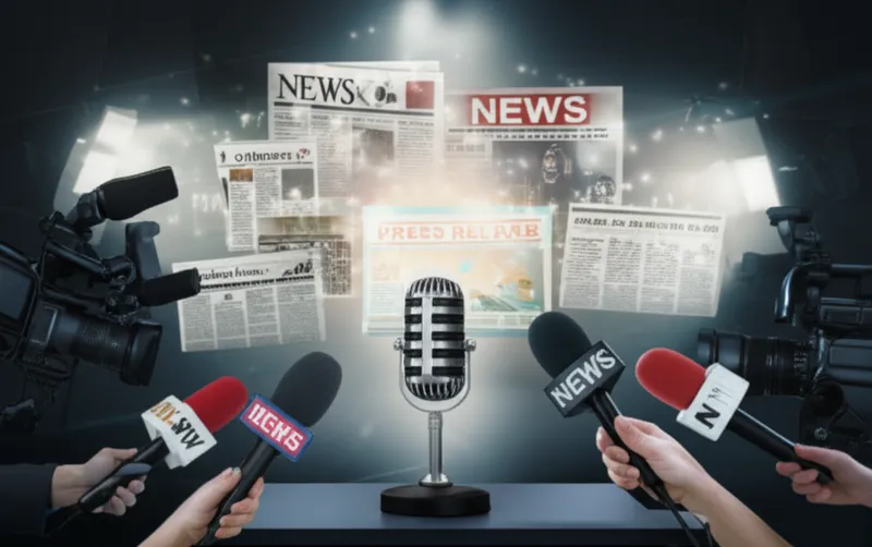 Illustration visuelle de pressers: Communiqué de presse - Image 1