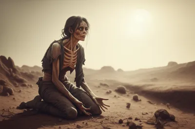 Illustration famishing - Image 1