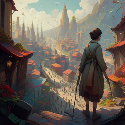 Illustration pilgrim - Image 1