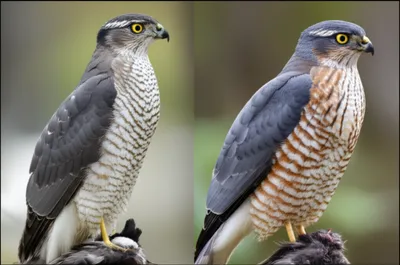 Illustration sparrowhawks - Image 1