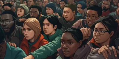 Illustration crowding - Image 1