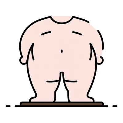 Illustration obese - Image 1