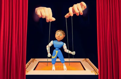 Illustration puppeteer