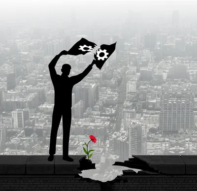 Illustration malcontent