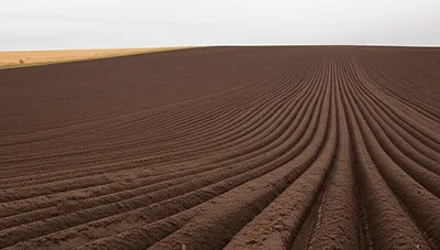 Illustration ploughed