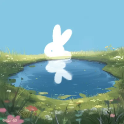 Illustration bunny - Image 1