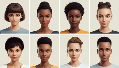 Illustration hairstyle