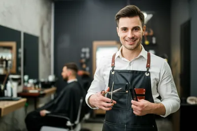 Illustration coiffeur