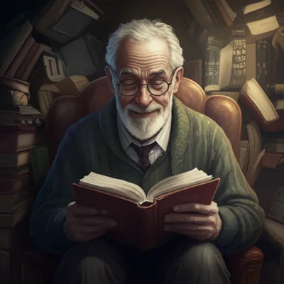 Illustration bookman - Image 1