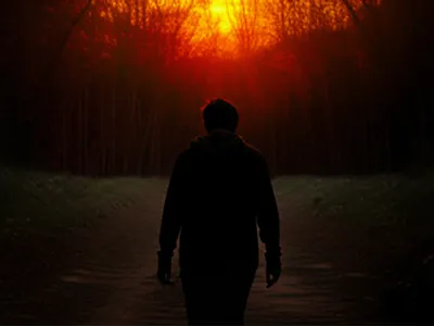 Illustration retreating - Image 1