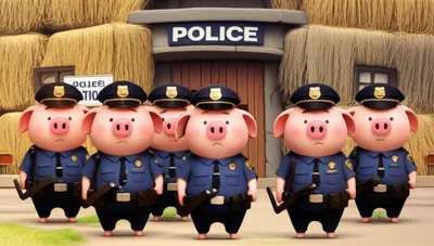 Illustration piggies - Image 1