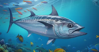 Illustration kingfish - Image 1