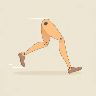 Illustration walking - Image 1