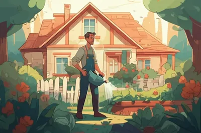 Illustration husband - Image 1