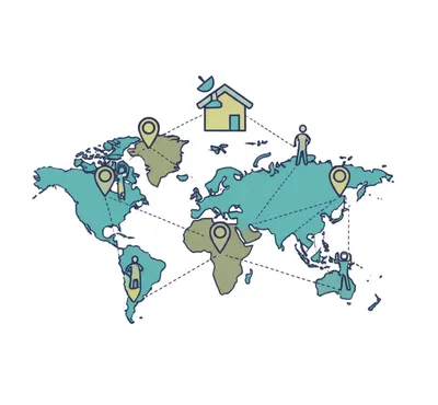 Illustration localizes