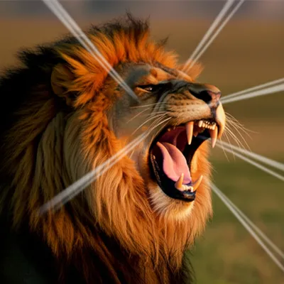 Illustration roaring - Image 1