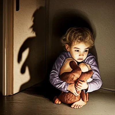 Illustration frightened - Image 1