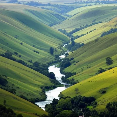 Illustration valleys