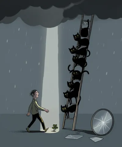 Illustration misfortune