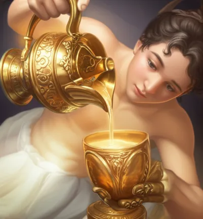 Illustration gilded - Image 1