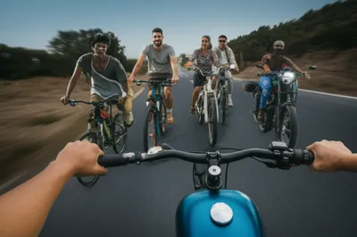 Illustration handlebar