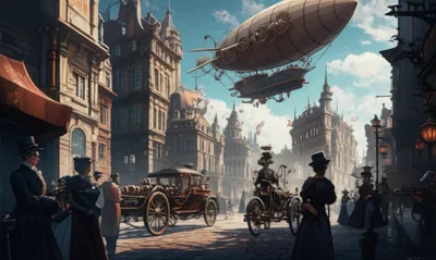 Illustration steampunk