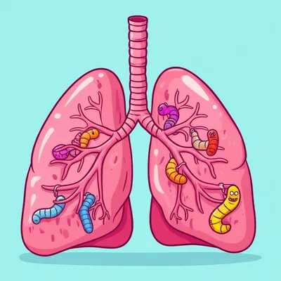 Illustration lungworm - Image 1