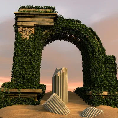 Illustration ruins - Image 1