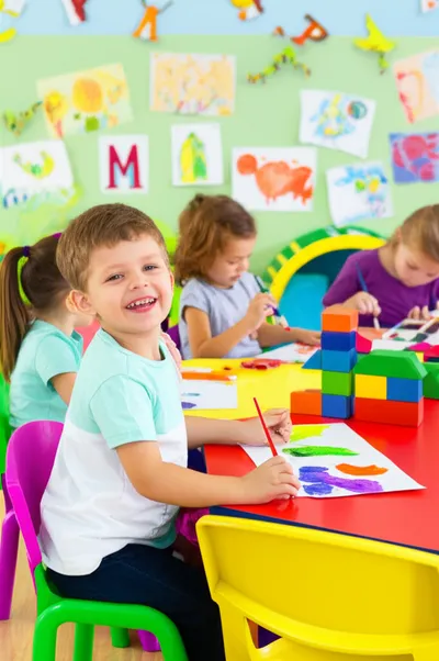 Illustration kindergartener