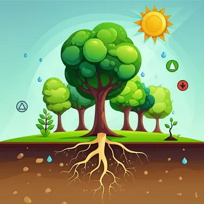 Illustration forestry