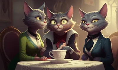 Illustration cats - Image 1