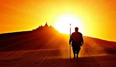 Illustration pilgrim